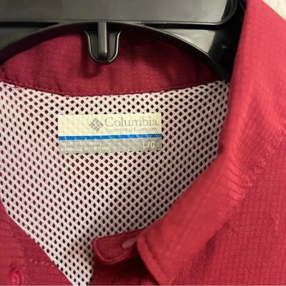 Columbia PFG Omni-Shade men’s Garnet Short Sleeve performance FSU Shirt large - Picture 6 of 9